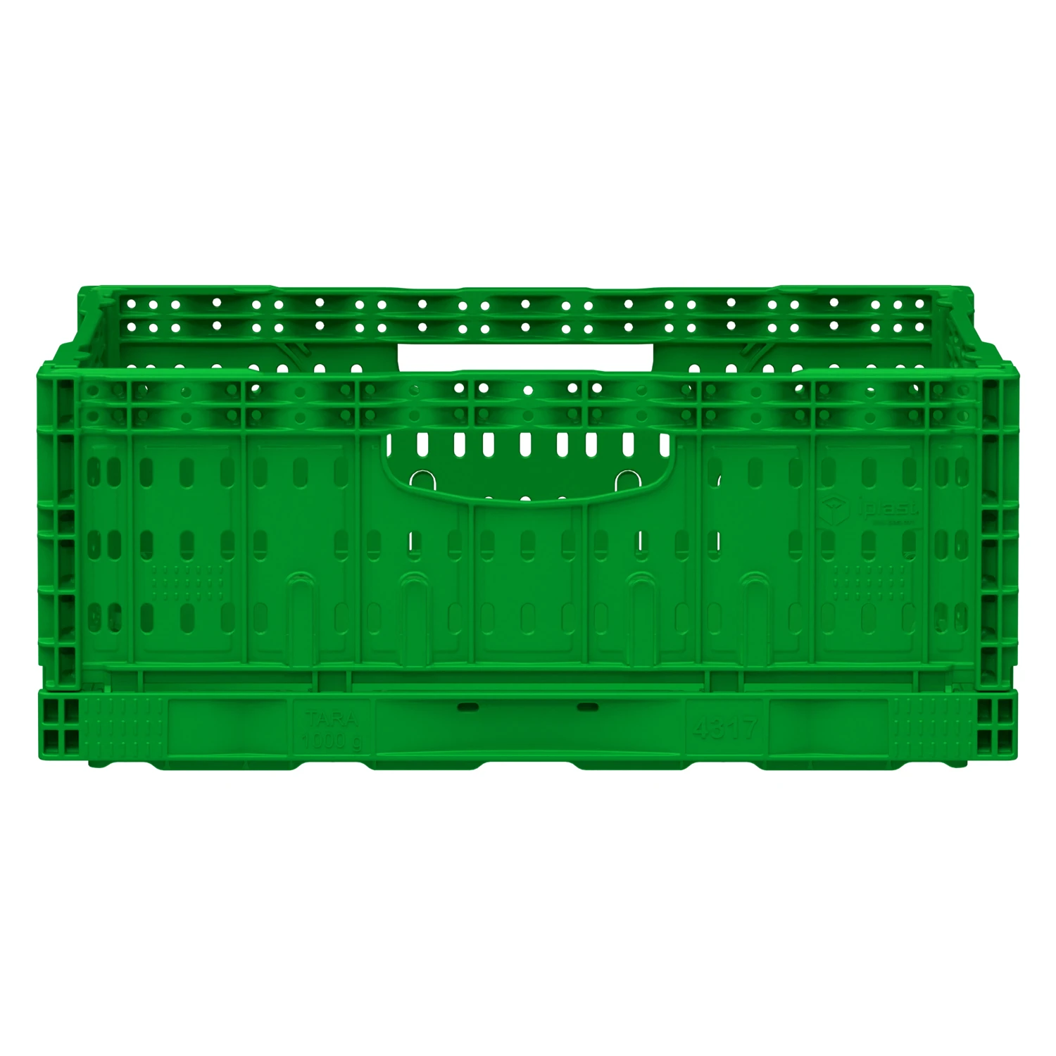 Цена Складной ящик FC-4317 400х300х170 мм салатовый перфорированный купить - код товара 8-000000499 Купить складной ящик fc-4317 400х300х170 мм салатовый перфорированный оптом - код товара 8-000000499