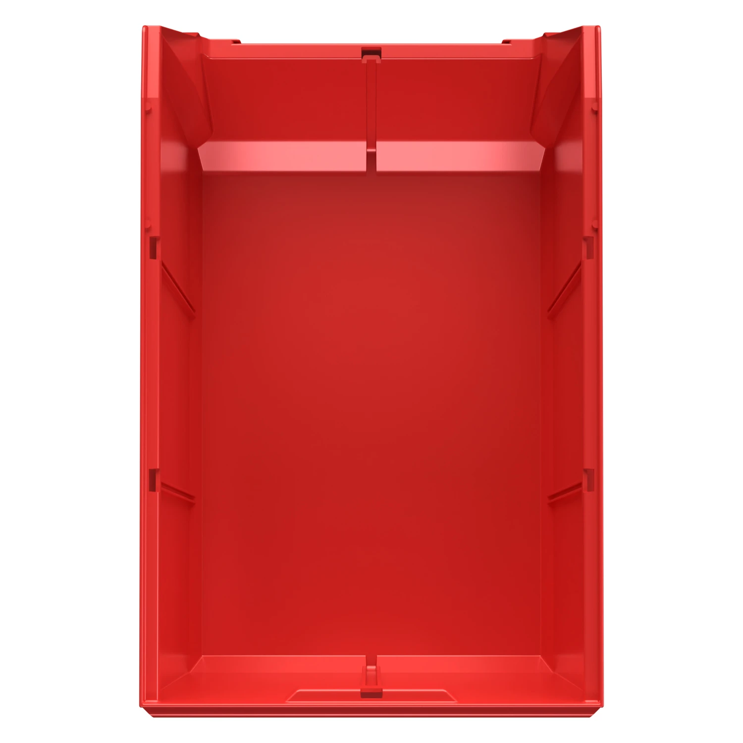 Купить складской лоток logic store 500х300х250 мм красный с отверстиями для перегородок оптом - код товара 8-000000127