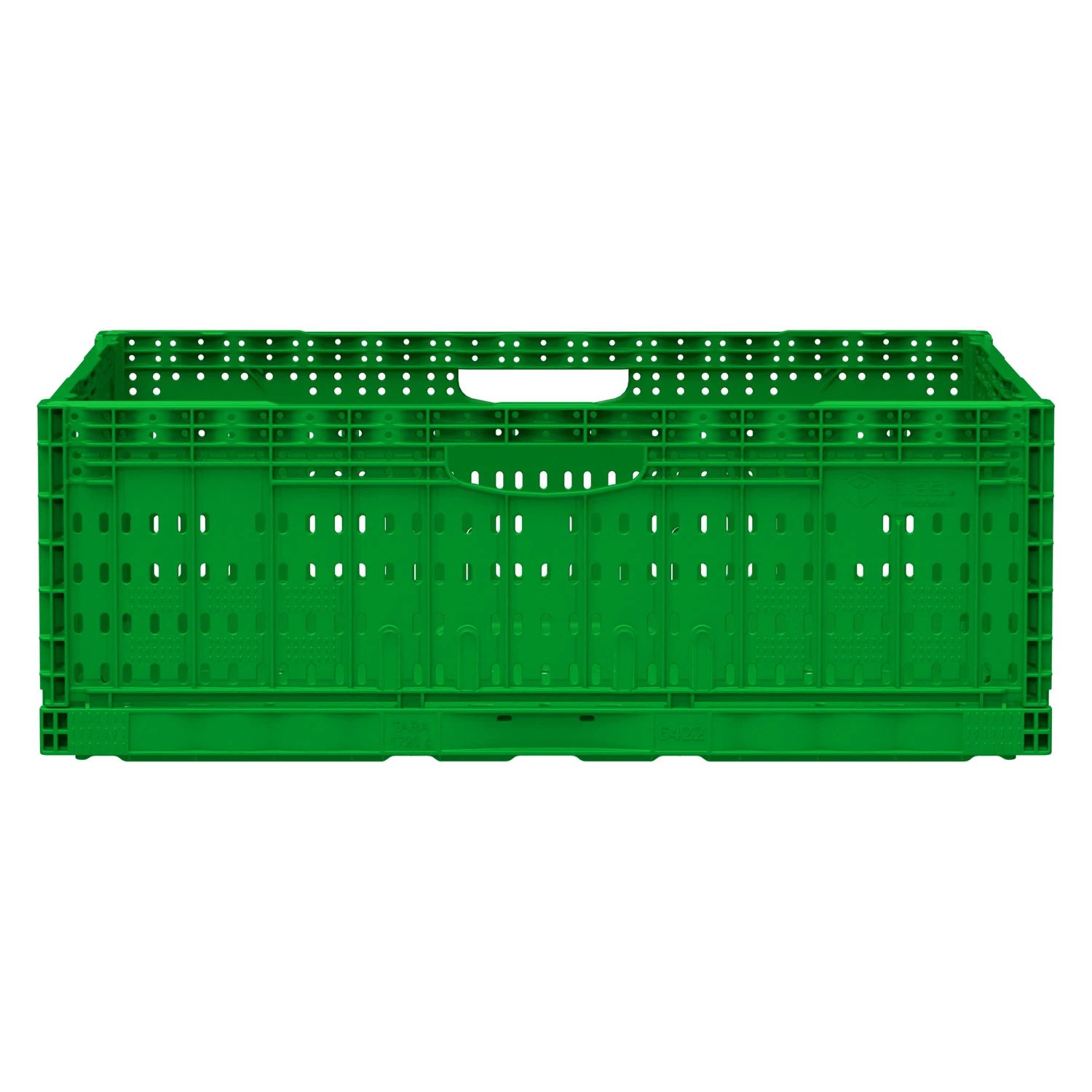 Купить складной ящик fc-6422 600х400х220 мм салатовый перфорированный оптом - код товара 8-000000195