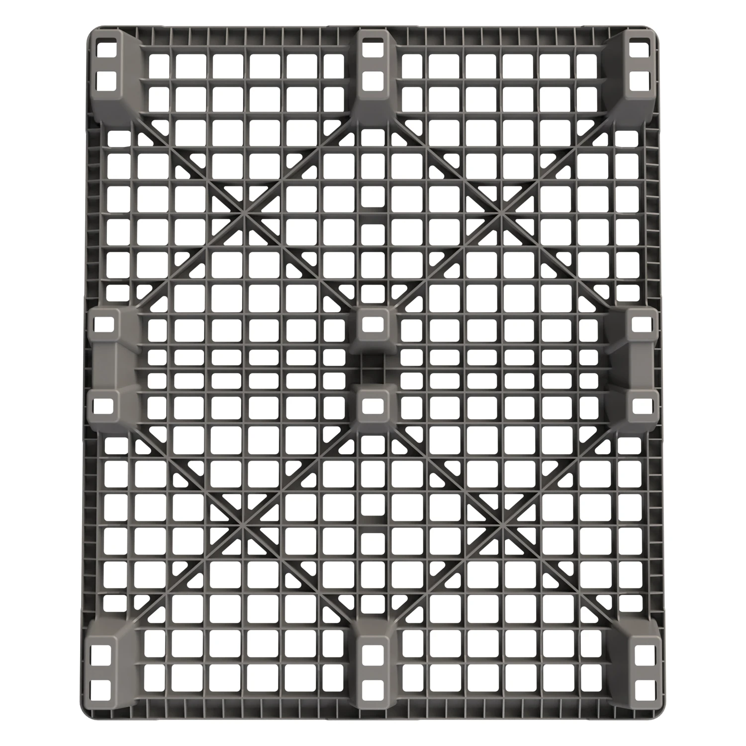 Цена Пластиковый паллет 1200x1000x135 мм серый перфорированный на ножках с бортиком купить - код товара 8-000000341 Купить пластиковый паллет 1200x1000x135 мм серый перфорированный на ножках с бортиком оптом - код товара 8-000000341