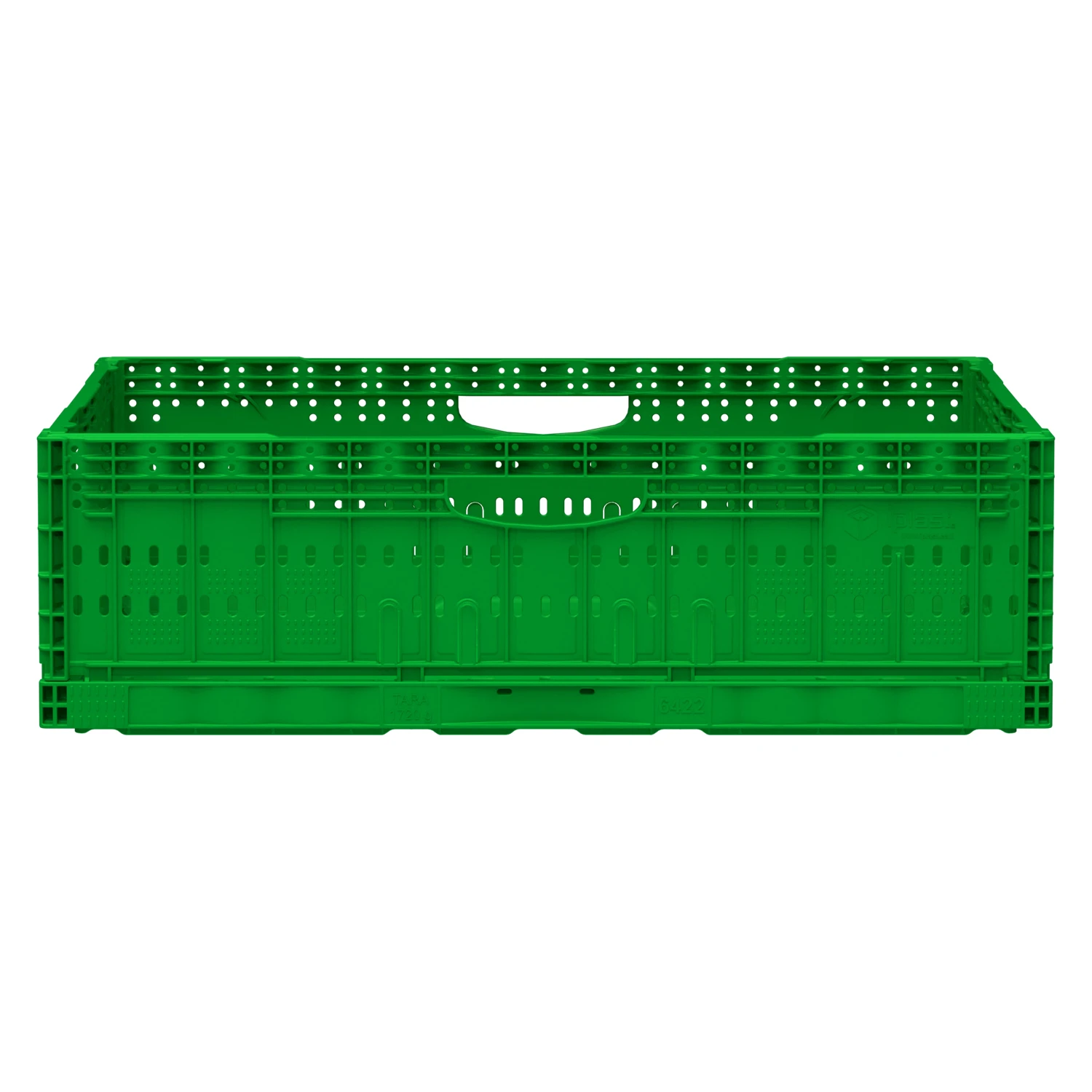 Цена Складной ящик FC-6418 600х400х180 мм салатовый перфорированный купить - код товара 8-000000500 Купить складной ящик fc-6418 600х400х180 мм салатовый перфорированный оптом - код товара 8-000000500