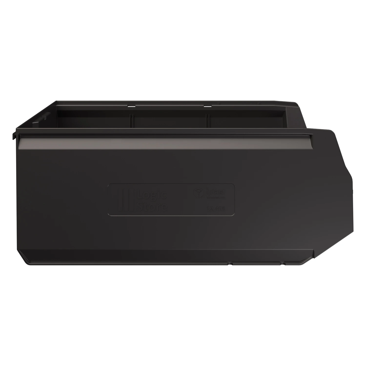 Купить складской лоток logic store 500х300х200 мм чёрный эко с отверстиями для перегородок оптом - код товара 8-000000530
