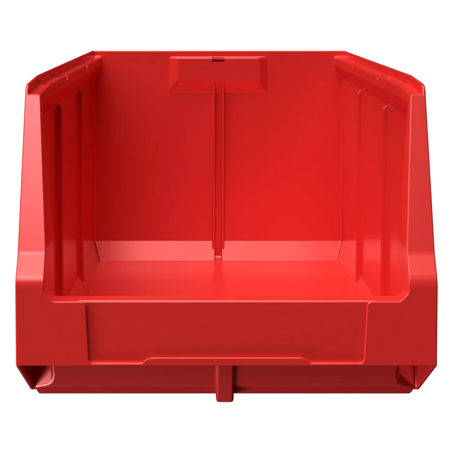 Купить складской лоток logic store 500х300х250 мм красный с отверстиями для перегородок оптом - код товара 8-000000127