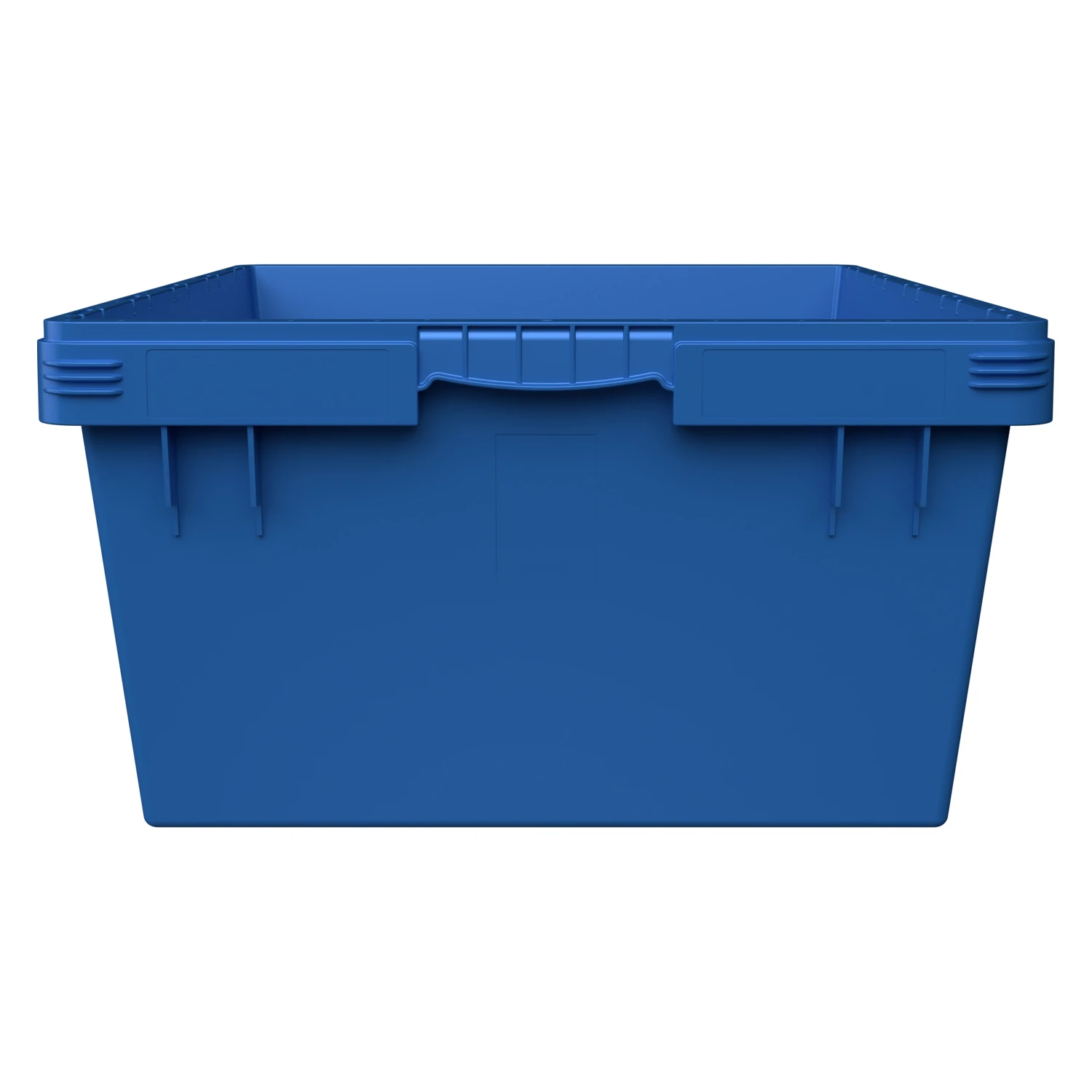 Купить вкладываемый контейнер instore kv-8632.1 800х600х320 мм голубой со сплошным дном и штабельным упором оптом - код товара 8-000000408