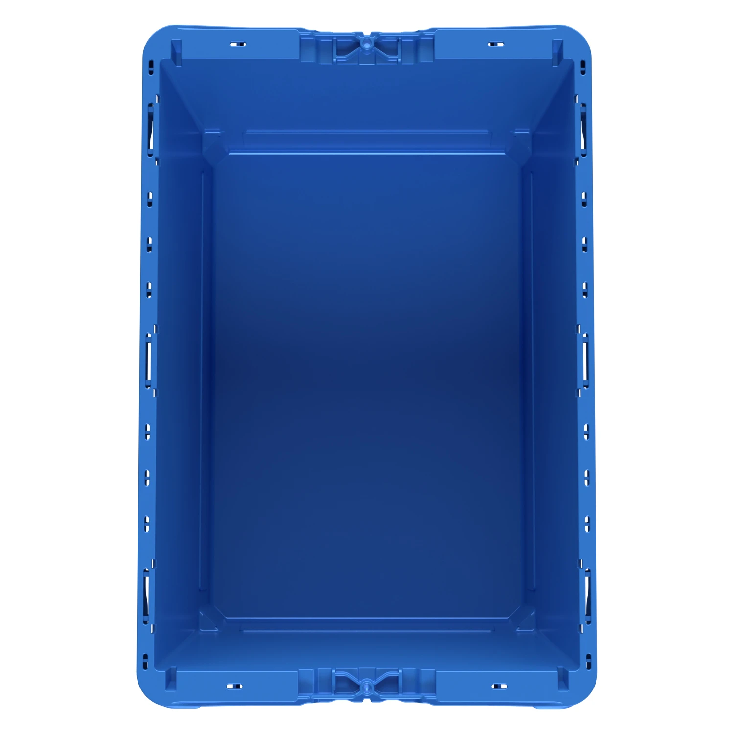 Купить вкладываемый контейнер instore kv-6437 600x400x370 мм голубой со сплошным дном оптом - код товара 8-000000158