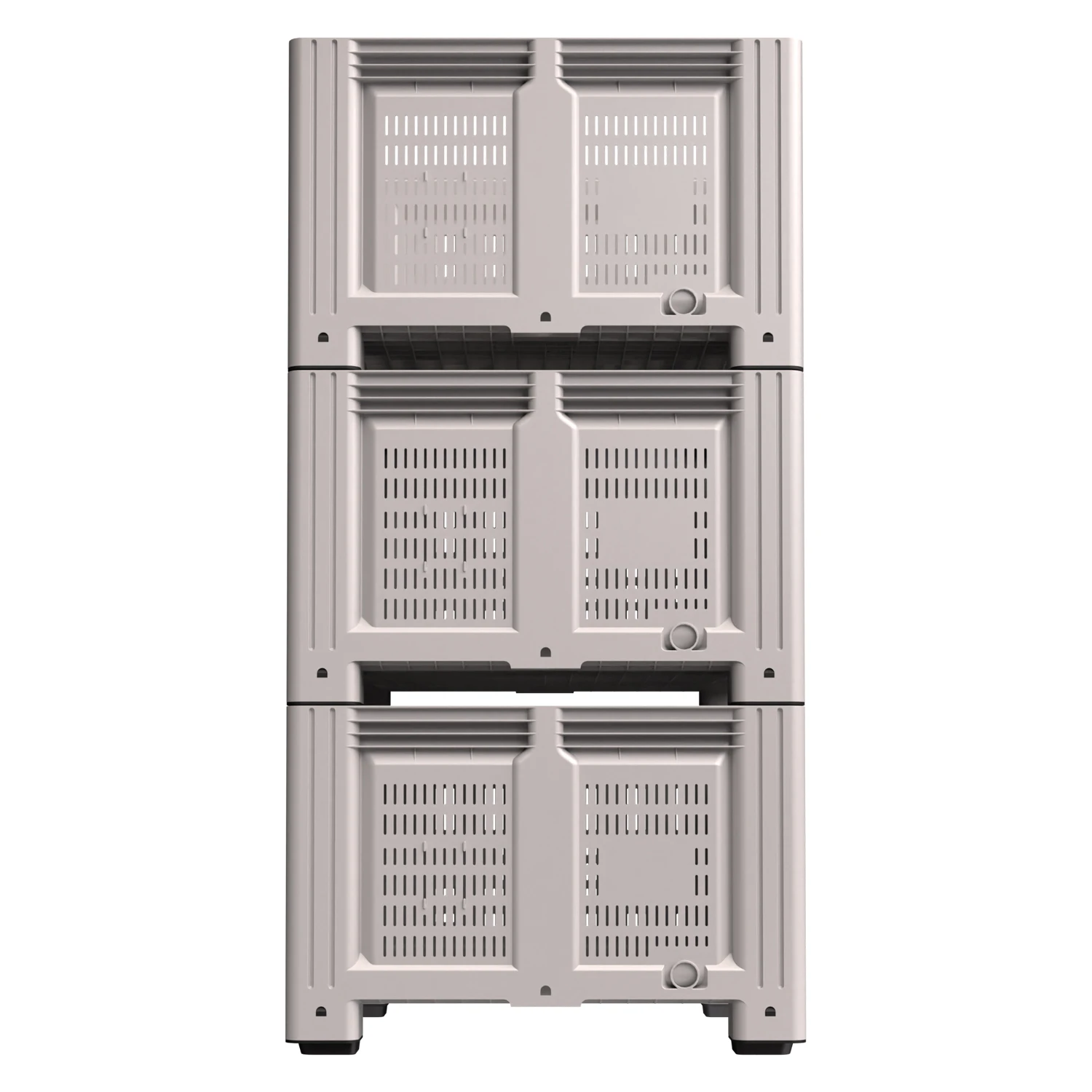 Цена Большой контейнер 1130x1130x760 мм iBOX светло-серый c перфорированными стенками и дном, на ножках купить - код товара 8-000000229 Купить большой контейнер 1130x1130x760 мм ibox светло-серый c перфорированными стенками и дном, на ножках оптом - код товара 8-000000229