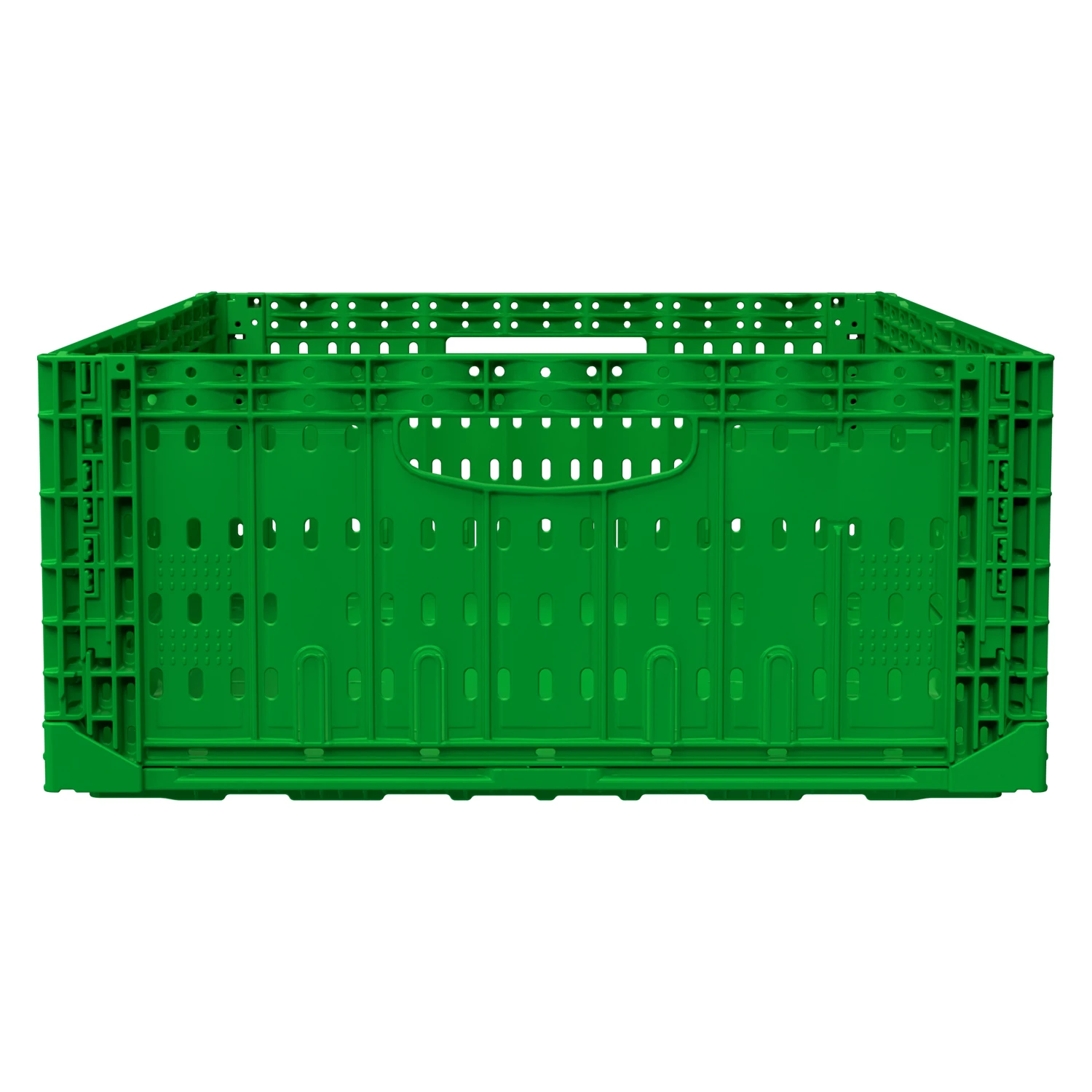 Цена Складной ящик FC-6418 600х400х180 мм салатовый перфорированный купить - код товара 8-000000500 Купить складной ящик fc-6418 600х400х180 мм салатовый перфорированный оптом - код товара 8-000000500