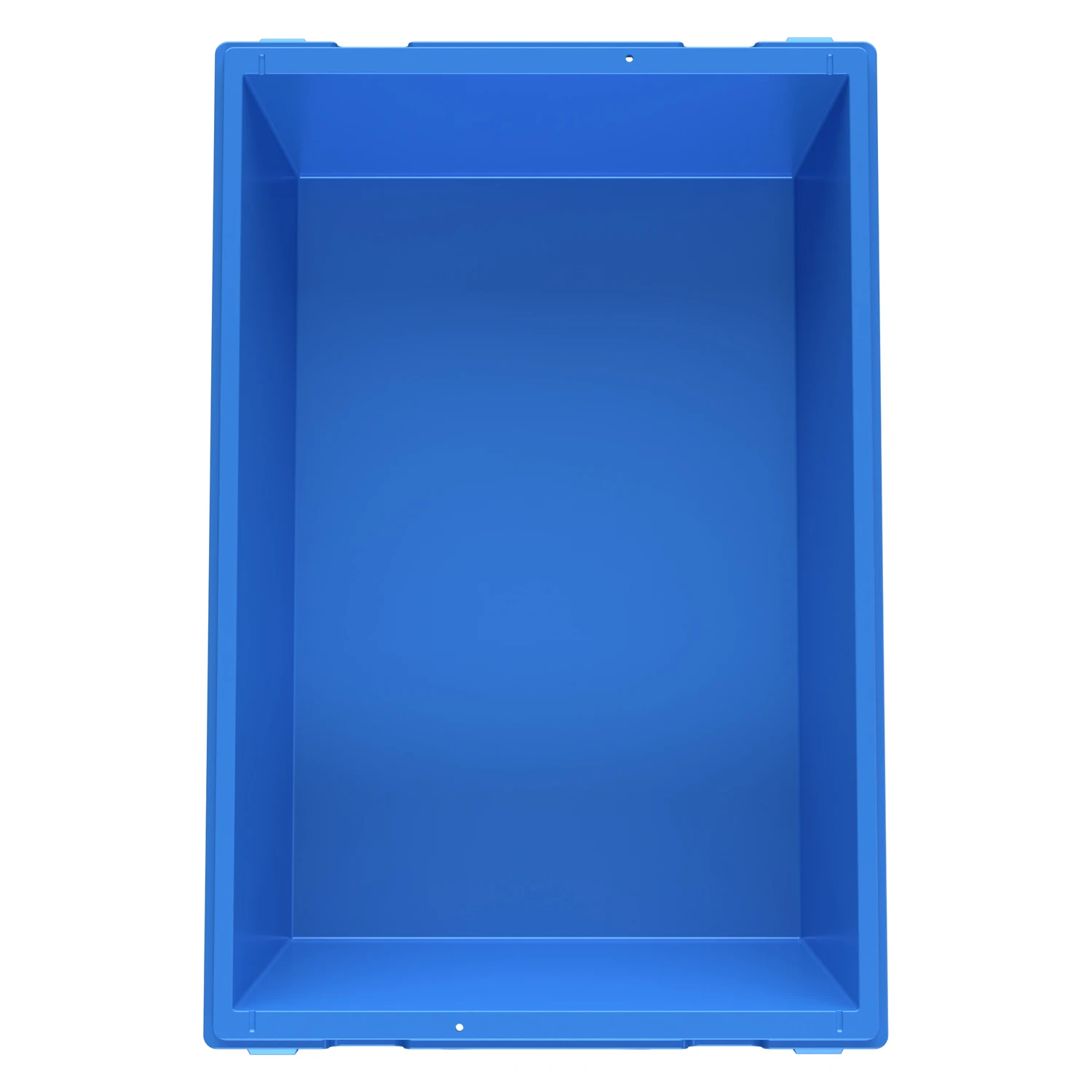 Купить вкладываемый контейнер instore kv-6416 600x400x165 мм голубой со сплошным дном оптом - код товара 8-000000160