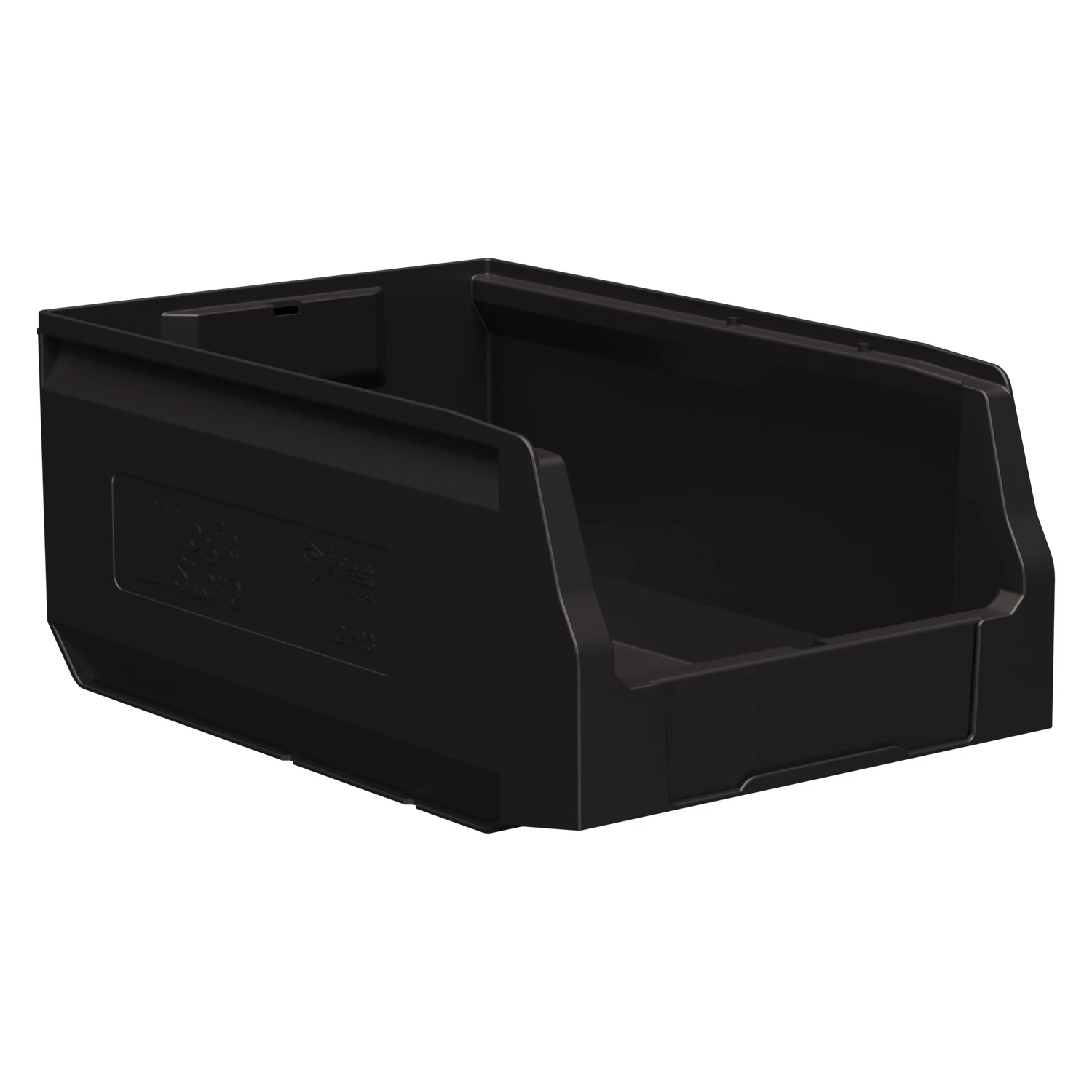 Купить складской лоток logic store 350x225x150 мм чёрный эко с отверстиями для продольной перегородки оптом - код товара 8-000000137