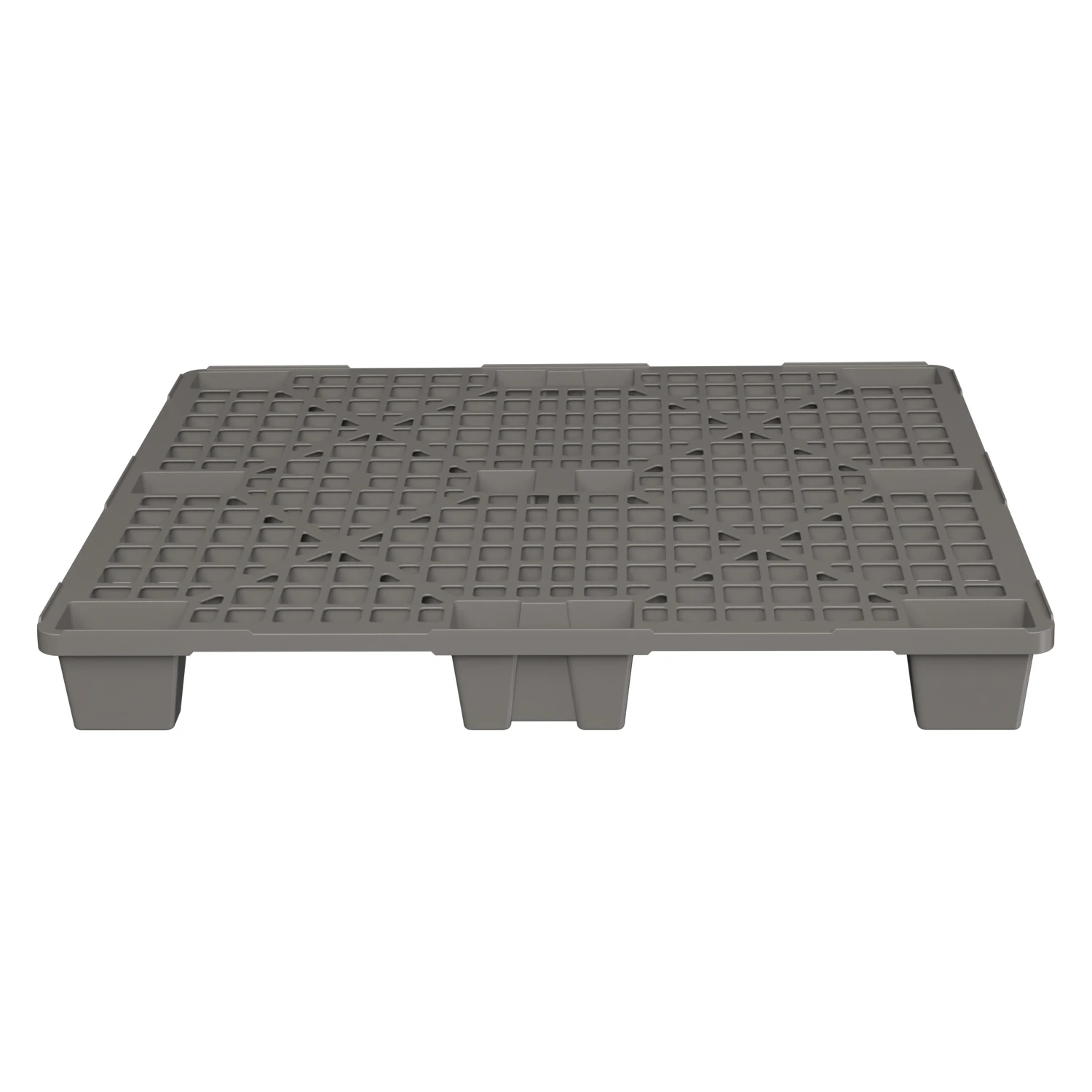 Цена Пластиковый паллет 1200x1000x135 мм серый перфорированный на ножках с бортиком купить - код товара 8-000000341 Купить пластиковый паллет 1200x1000x135 мм серый перфорированный на ножках с бортиком оптом - код товара 8-000000341
