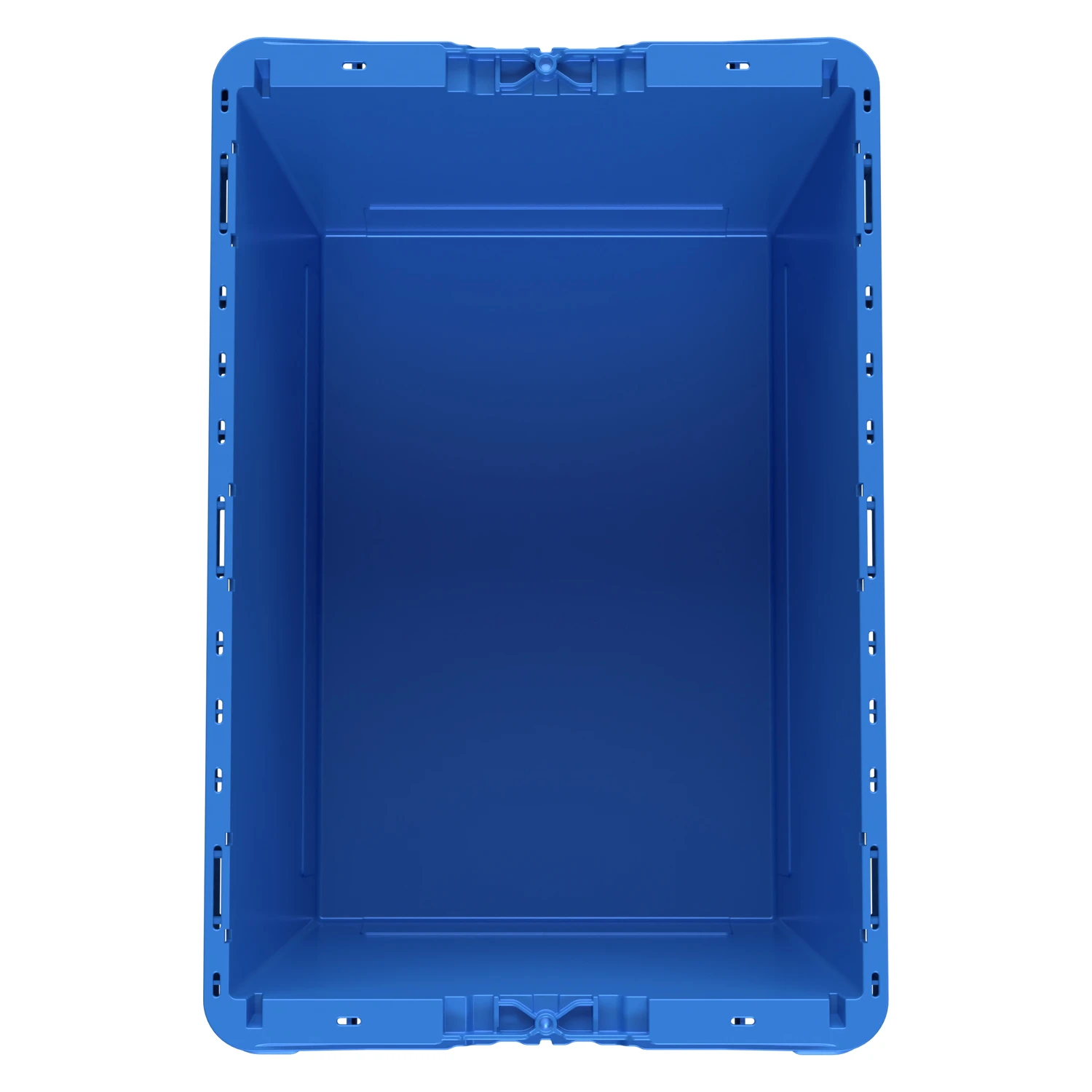 Купить вкладываемый контейнер instore kv-6442.1 600x400x420 мм голубой со сплошным дном оптом - код товара 8-000000407
