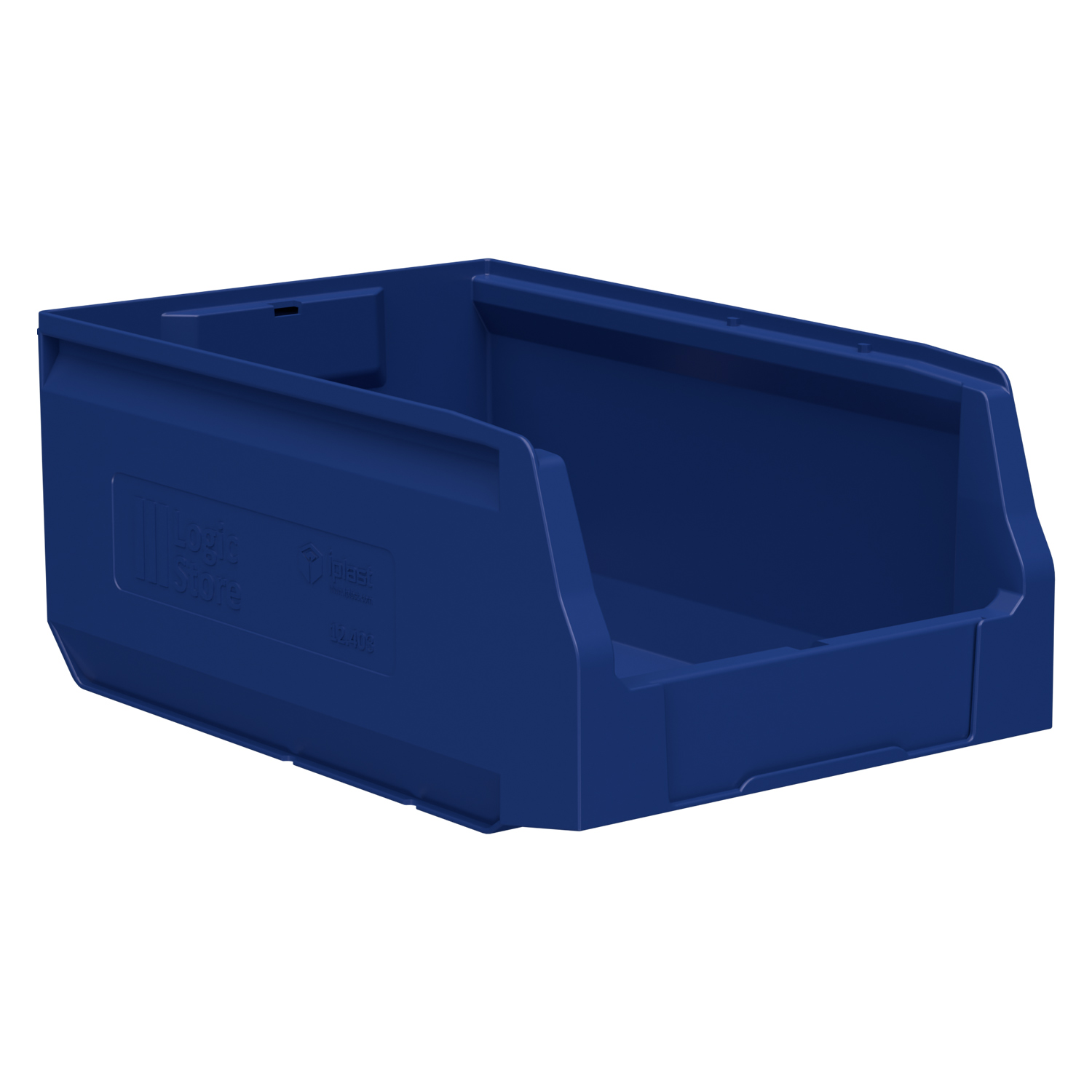 Купить складской лоток logic store 350x225x150 мм синий индиго с отверстиями для продольной перегородки оптом - код товара 8-000000138