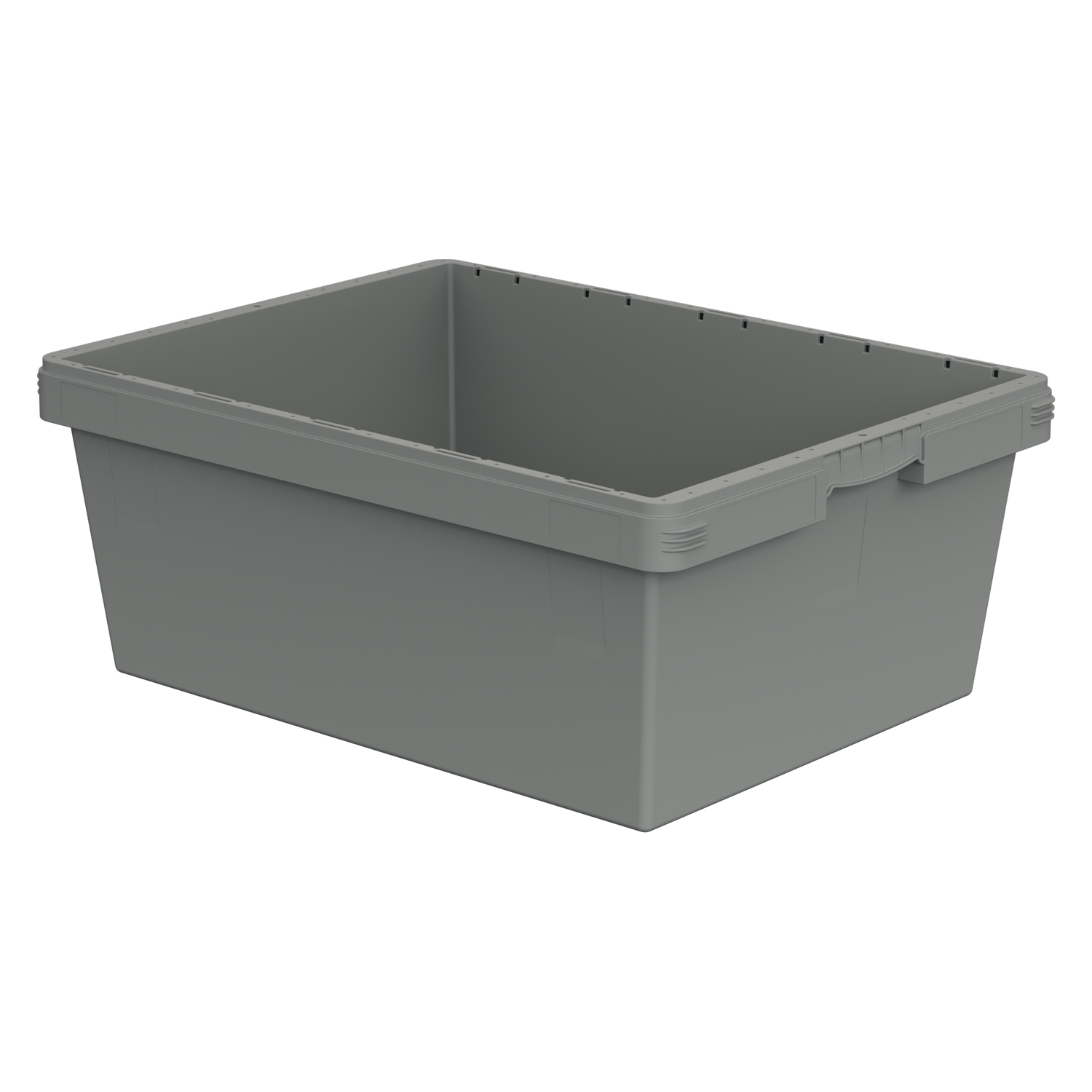 Купить вкладываемый контейнер instore kv-8632 800x600x320 мм светло-серый со сплошным дном оптом - код товара 8-000000410