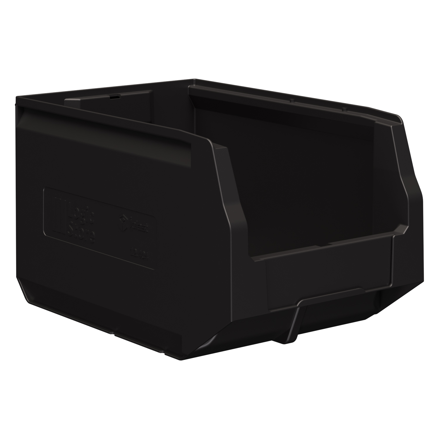 Купить складской лоток logic store 350x225x200 мм чёрный эко с отверстиями для продольной перегородки оптом - код товара 8-000000134