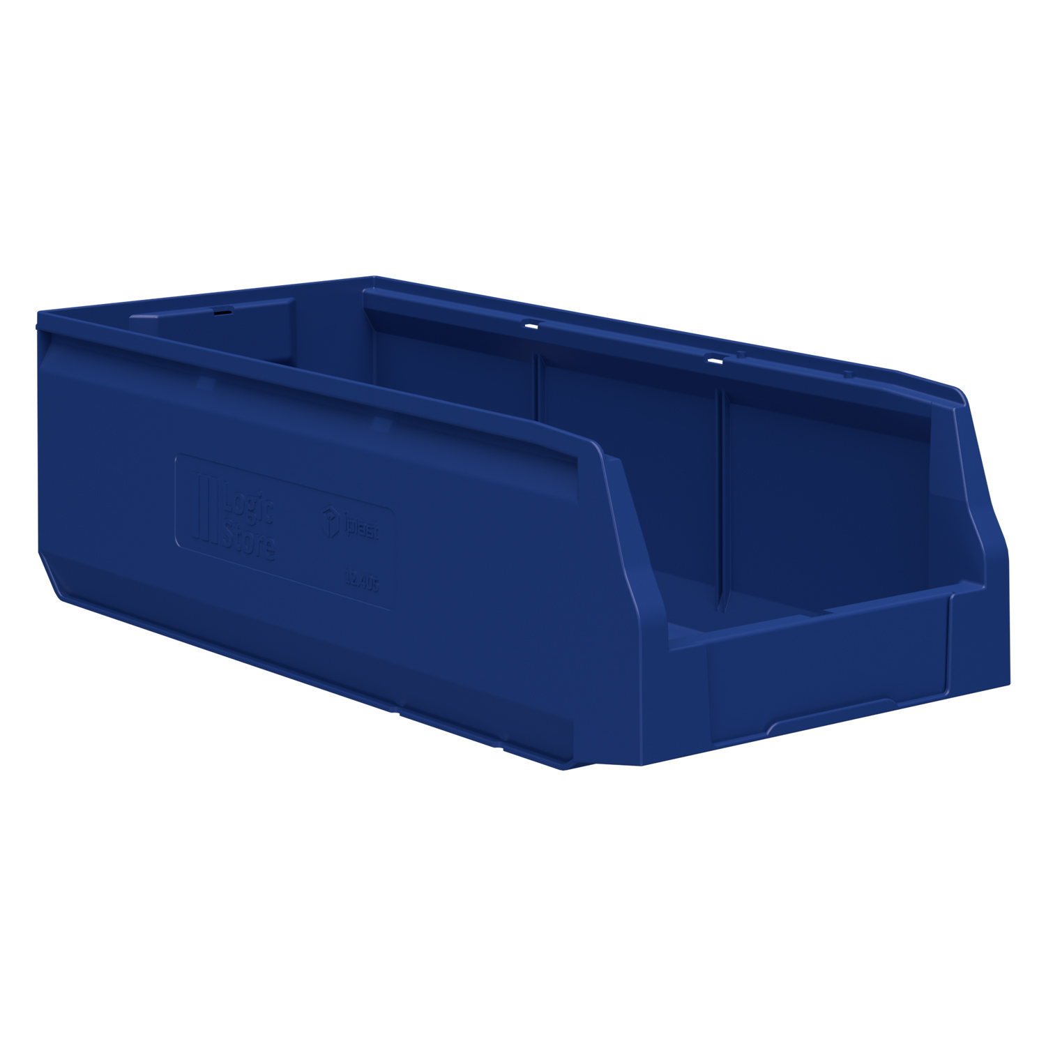 Купить складской лоток logic store 500х225х150 мм синий индиго с отверстиями для перегородок оптом - код товара 8-000000519