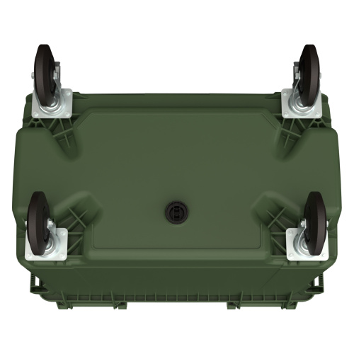 Цена Мусорный контейнер 660 л зелёный 4-колёсный с зелёной крышкой купить - код товара 8-000000021 Купить мусорный контейнер 660 л зелёный 4-колёсный с зелёной крышкой оптом - код товара 8-000000021