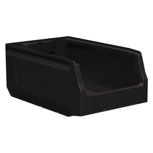 Купить складской лоток logic store 350x225x150 мм чёрный эко с отверстиями для продольной перегородки оптом - код товара 8-000000137
