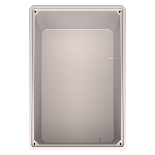 Купить большой контейнер 1200x800x920 мм ibox светло-серый со сплошными стенками и дном, на колёсах оптом - код товара 8-000000006