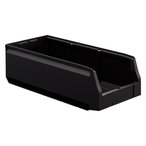 Цена Складской лоток Logic Store 500х225х150 мм чёрный ЭКО с отверстиями для перегородок купить - код товара 8-000000131 Купить складской лоток logic store 500х225х150 мм чёрный эко с отверстиями для перегородок оптом - код товара 8-000000131