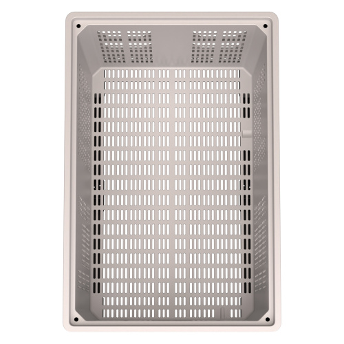 Купить большой контейнер 1200x800x800 мм ibox светло-серый c перфорированными стенками и дном, на полозьях оптом - код товара 8-000000001