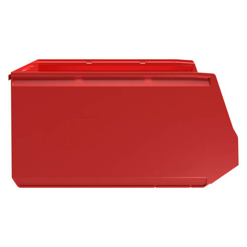 Купить складской лоток logic store 500х300х250 мм красный с отверстиями для перегородок оптом - код товара 8-000000127